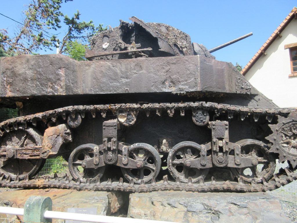 Un tank au musée des épaves sous marines. Comme quoi il n'y a pas que des épaves de bateaux dans la mer !